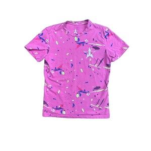 Jeffree Star Pink Jawbreaker Paint Splatter T-Shirt HTF Medium Makeup li…